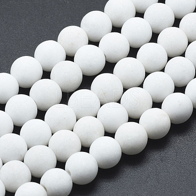 Natural Mashan Jade Beads Strands G-K245-01J-10mm-1