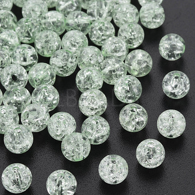 Transparent Crackle Acrylic Beads MACR-S373-66-N03-1