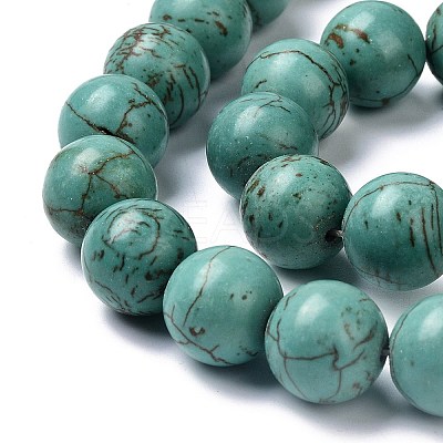 Natural Howlite Beads Strands G-C180-10-1
