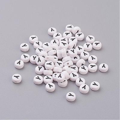 Acrylic Beads PL37C9070-Y-1