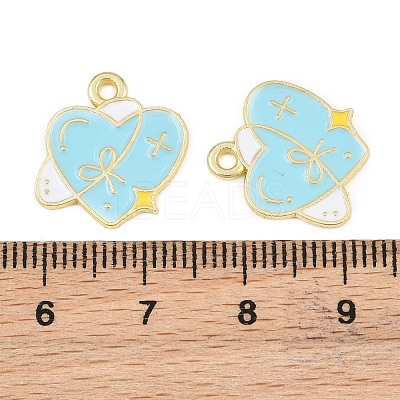 Alloy Enamel Pendants AL-CBA0485-02A-G02-1