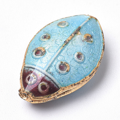 Handmade Cloisonne Beads X-CLB-S006-14-1