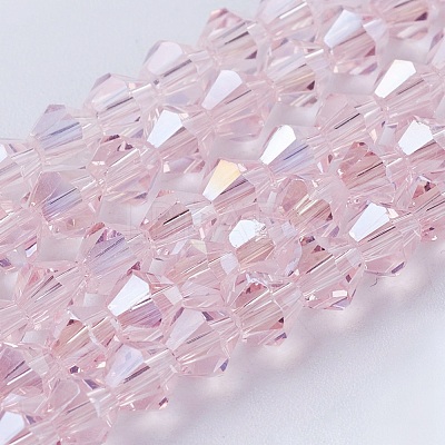Glass Beads Strands X-EGLA-S056-10-1