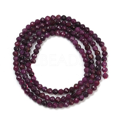 Natural Ruby Beads Strands G-C181-B06-01-1