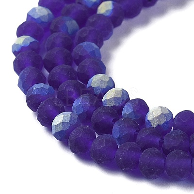 Transparent Glass Beads Strands LS-EGLA-A044-T1mm-MB06-1