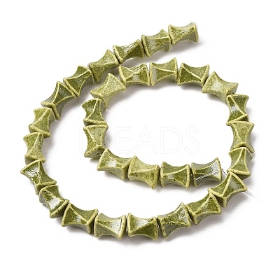 Vintage Handmade Porcelain Beads Strands PR-CBAA37B-10F-1