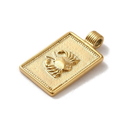 304 Stainless Steel Pendants STAS-L022-306G-04-1