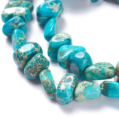 Natural Imperial Jasper Bead Strands G-P444-05F-1