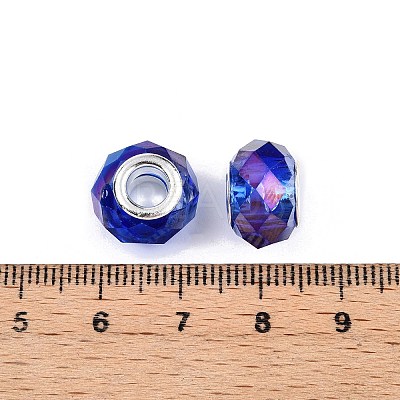 Transparent Glass European Beads GPDL-N004-D14mm-A14-1