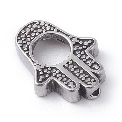316 Surgical Stainless Steel Bead Frames Hand Polished STAS-G186-37AS-1