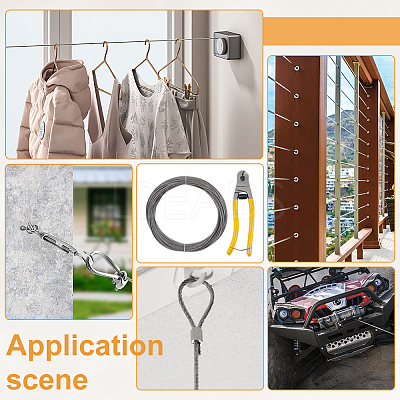 304 Stainless Steel Wire Rope Kit DIY-WH0899-967A-1