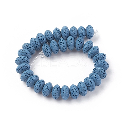 Natural Lava Rock Beads Strands G-F671-01B-05-1