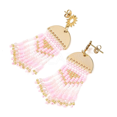 Brass Chandelier Earrings for Women EJEW-MZ00757-02-1