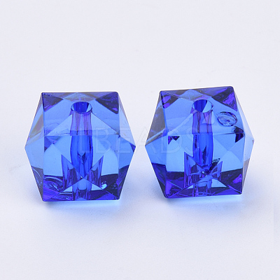 Transparent Acrylic Beads X-TACR-Q259-8mm-V44-1