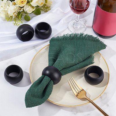 10Pcs Wood Napkin Rings DJEW-PH0001-89A-1