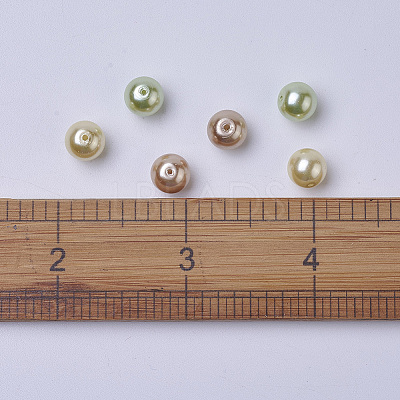 Glass Pearl Bead Sets HY-JP0001-03-K-1