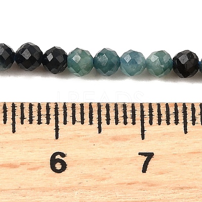 Natural Blue Tourmaline Beads Strands G-G259-D10-3mm-1