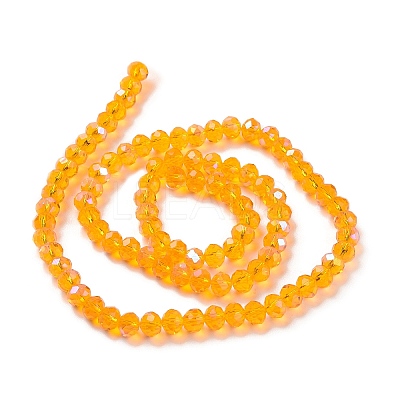 Electroplate Glass Beads Strands EGLA-A034-T2mm-L11-1