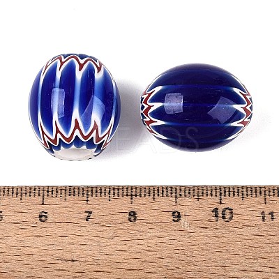 Handmade Millefiori Glass Barrel Beads LS-LA-N002-19A-1