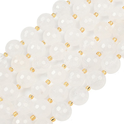Natural Quartz Crystal Beads Strands G-C249-A14-16mm-1