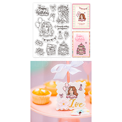 PVC Plastic Clear Stamps DIY-WH0448-0721-1
