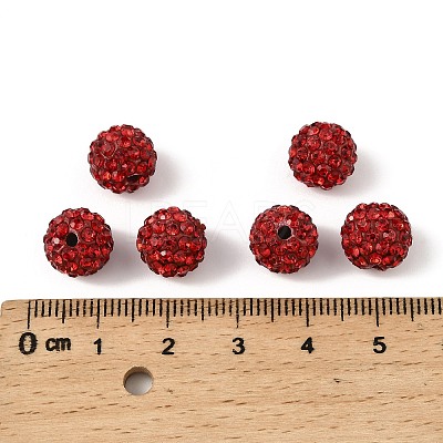 Polymer Clay Rhinestone Beads RB-N006-41-1