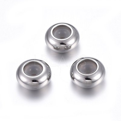 201 Stainless Steel Beads STAS-O110-12P-D-1