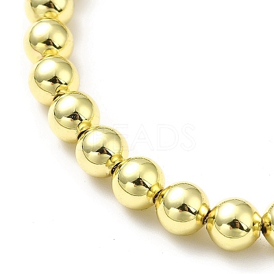 Rack Plating Brass Round Bead Slider Bracelets for Women LS-BJEW-M232-01G-B-1