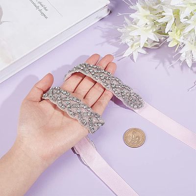 Polyester Bridal Belts DIY-WH0043-02B-1