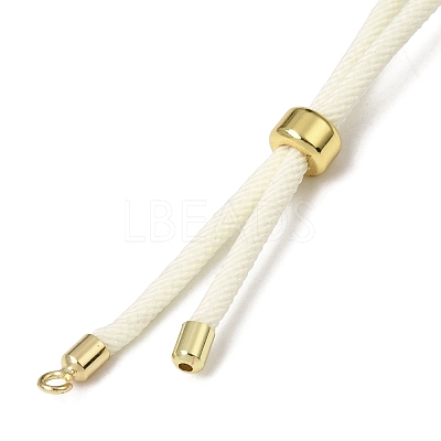 3MM Adjustable Round Nylon Braided Cord Bracelet Making FB-CBAA152-04G-36-1