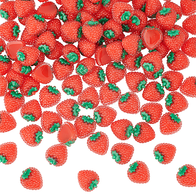 100Pcs Translucent Epoxy Resin Decoden Cabochons CRES-DC0001-01-1