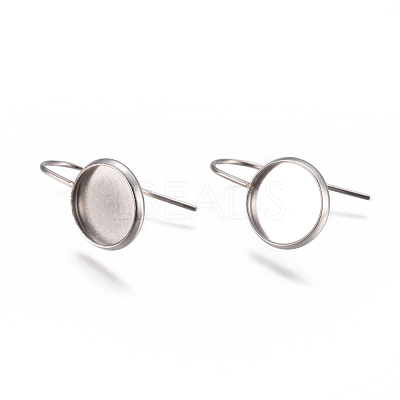 Non-Tarnish 304 Stainless Steel Earring Hooks STAS-F227-22B-P-1