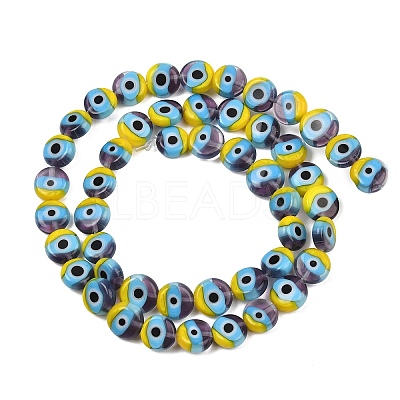 Handmade Evil Eye Lampwork Beads LAMP-C028-01-01-1
