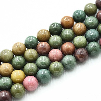 Natural Quartz Beads Strands G-N355-10mm-28-1