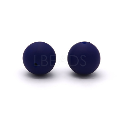 Round Food Grade Eco-Friendly Silicone Beads SI-JX0066A-02-1
