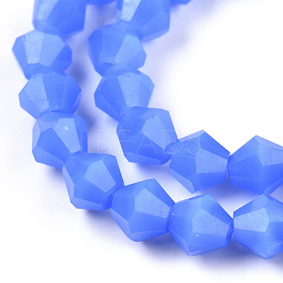 Imitation Jade Glass Beads Strands EGLA-A039-J6mm-D04-1