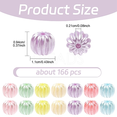 100G Imitation Pearl Acrylic Beads OACR-YW0003-84-1
