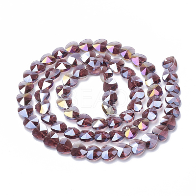 Electroplate Glass Beads EGLA-Q091-10mm-A04-1