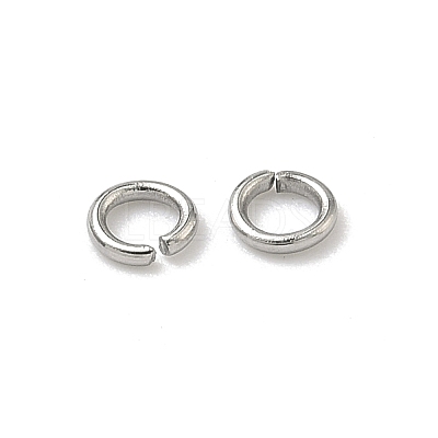 Tarnish Resistant 304 Stainless Steel Open Jump Rings STAS-Q186-02-3.5x0.7mm-1