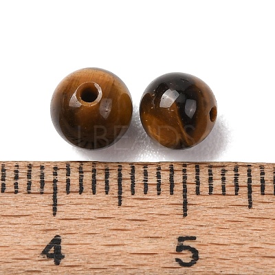 Natural Tiger Eye Beads X1-G-G099-6mm-4-1