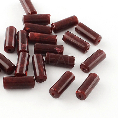 Column Imitation Gemstone Acrylic Beads OACR-R030-M-1