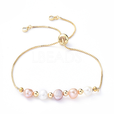 Adjustable Brass Slider Bracelets X-BJEW-JB05149-1