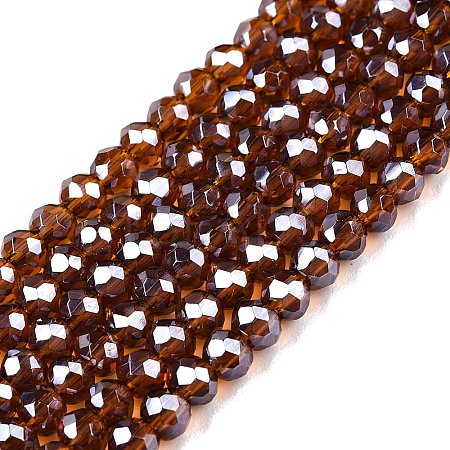 Electroplate Glass Beads Strands EGLA-A044-T2mm-A02-1