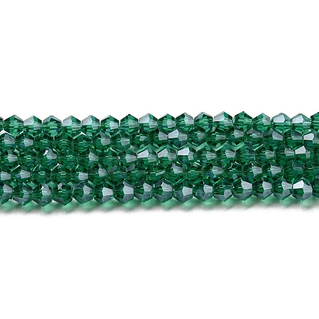Transparent Electroplate Glass Beads Strands LS-GLAA-F029-2mm-C10-1