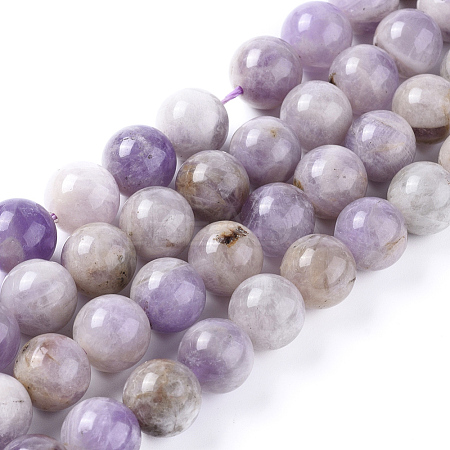 Natural Amethyst Beads Strands G-L555-01-10mm-1