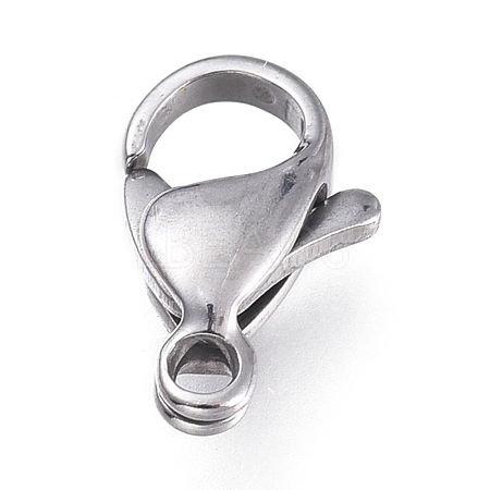 Tarnish Resistant 316 Surgical Stainless Steel Lobster Claw Clasps STAS-M281-01P-C-1