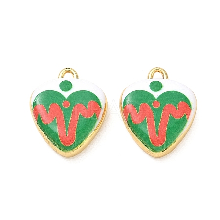 Printed Brass Pendants KK-CBA42CA-07G-04-1