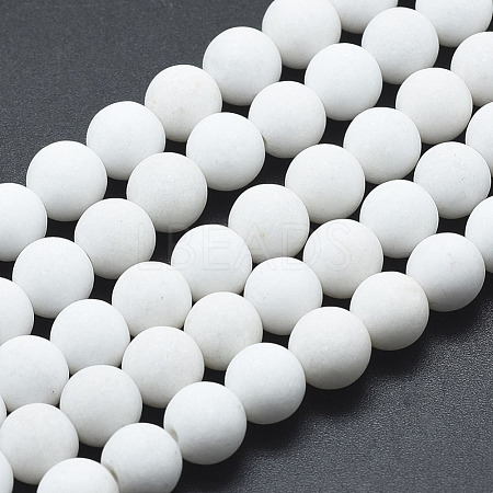 Natural Mashan Jade Beads Strands G-K245-01J-10mm-1