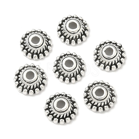 Tibetan Style Alloy Caps LS-LF1235Y-NF-1