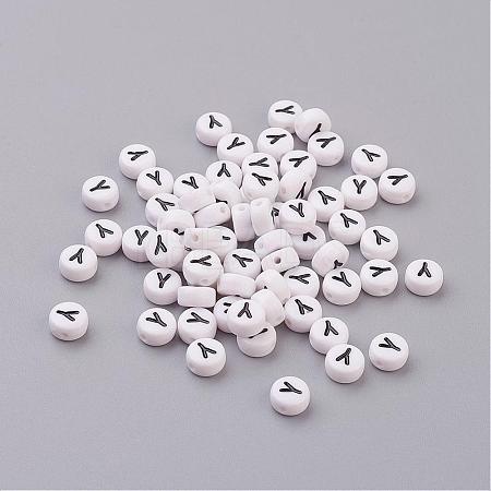 Acrylic Beads PL37C9070-Y-1